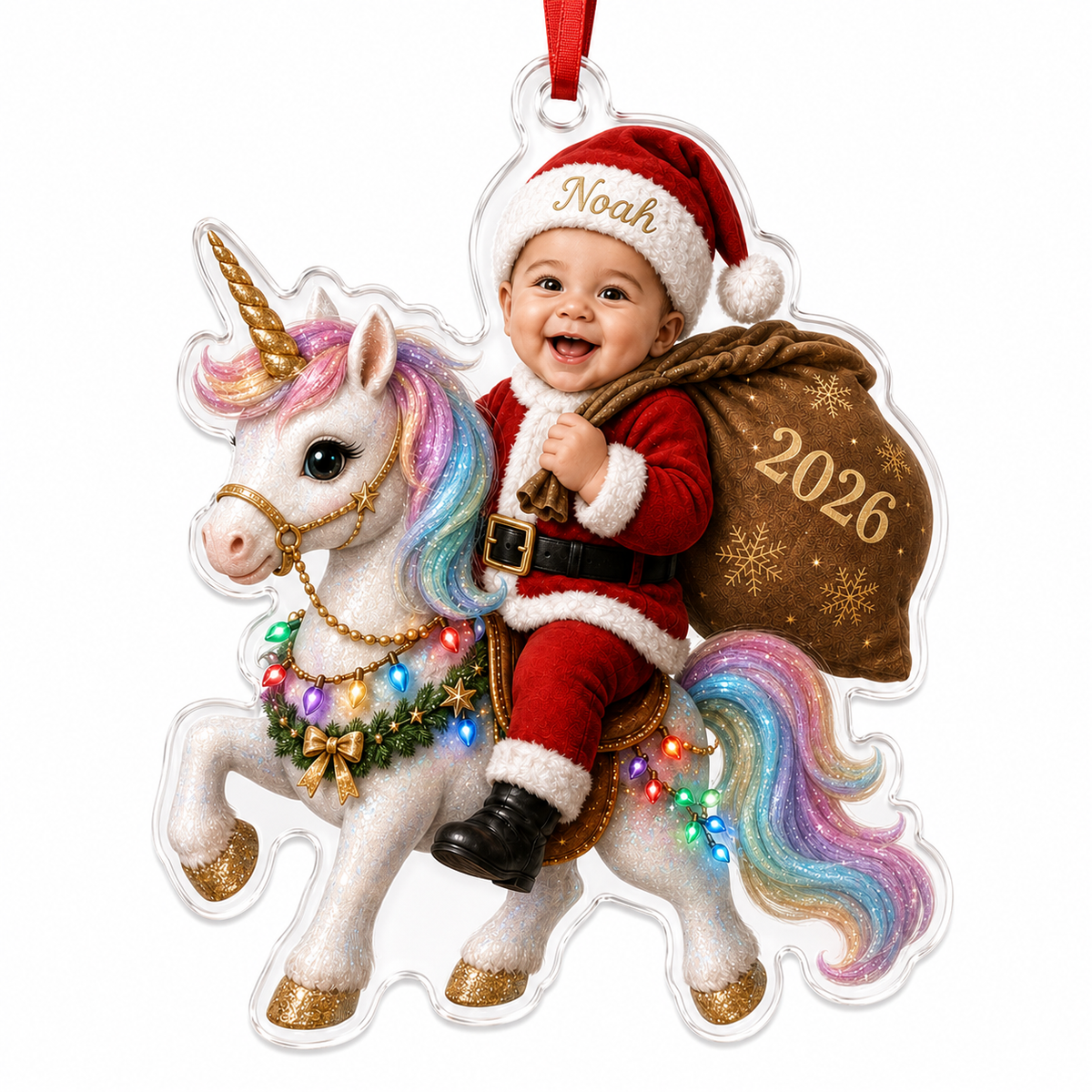 Custom Photo Baby Animal Unicorn