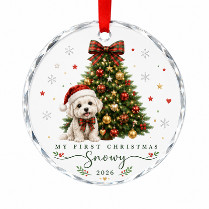Custom Photo Dog Xmas Style 1