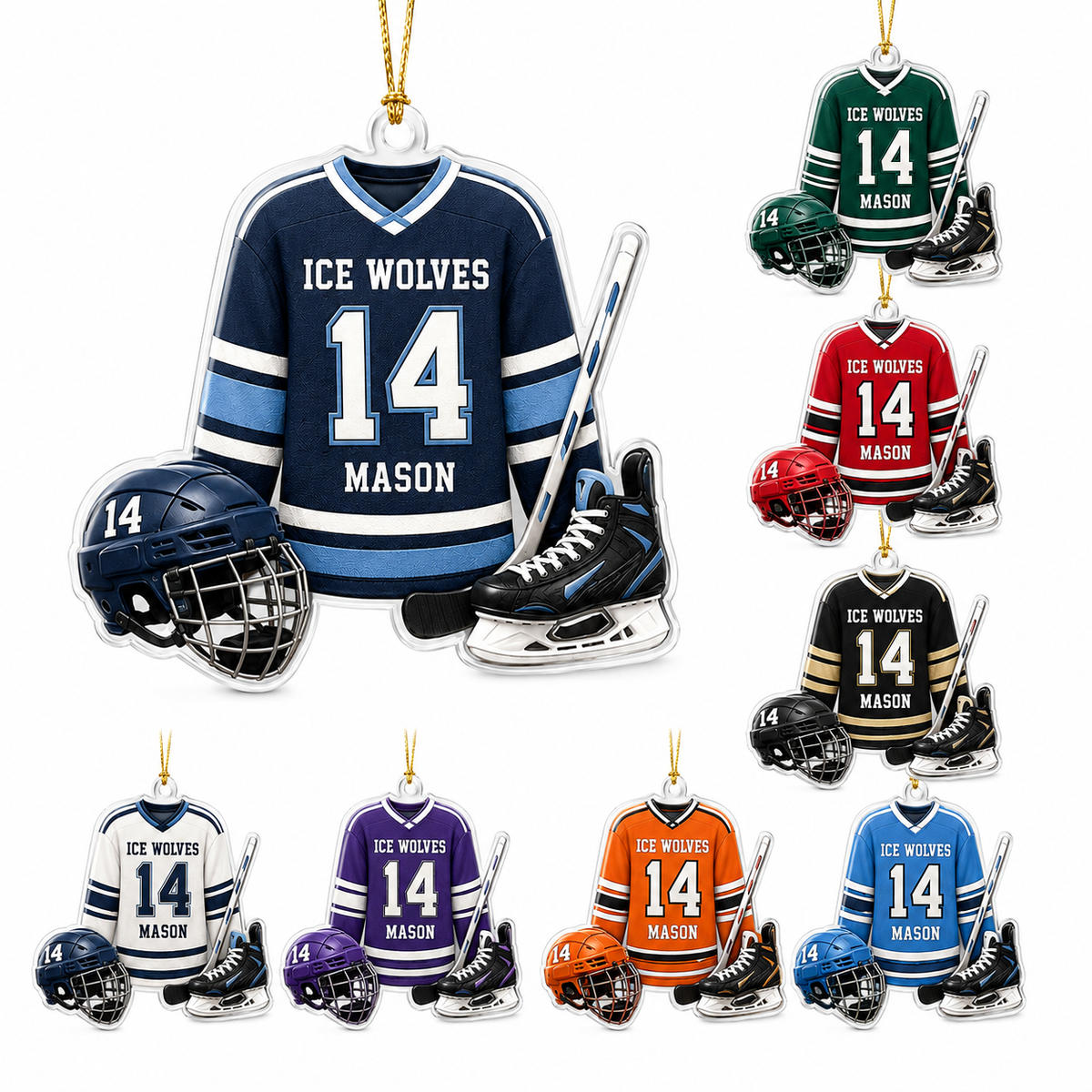 Hockey Acrylic Style 4