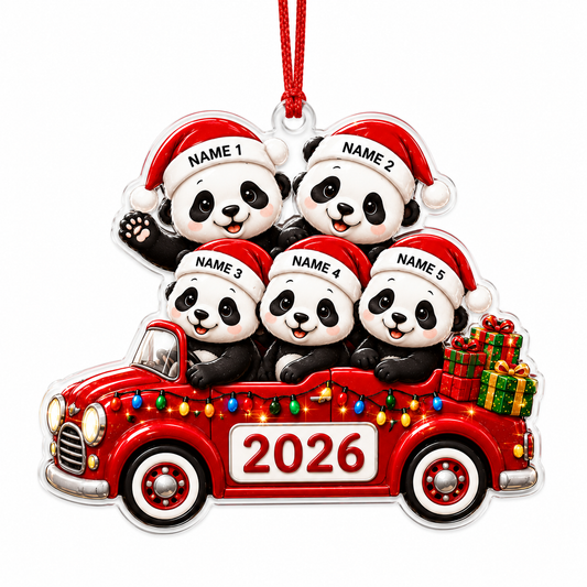 Custom Family Animal Car Panda