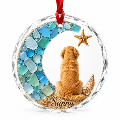Custom Dog Seashell Golden Retriever