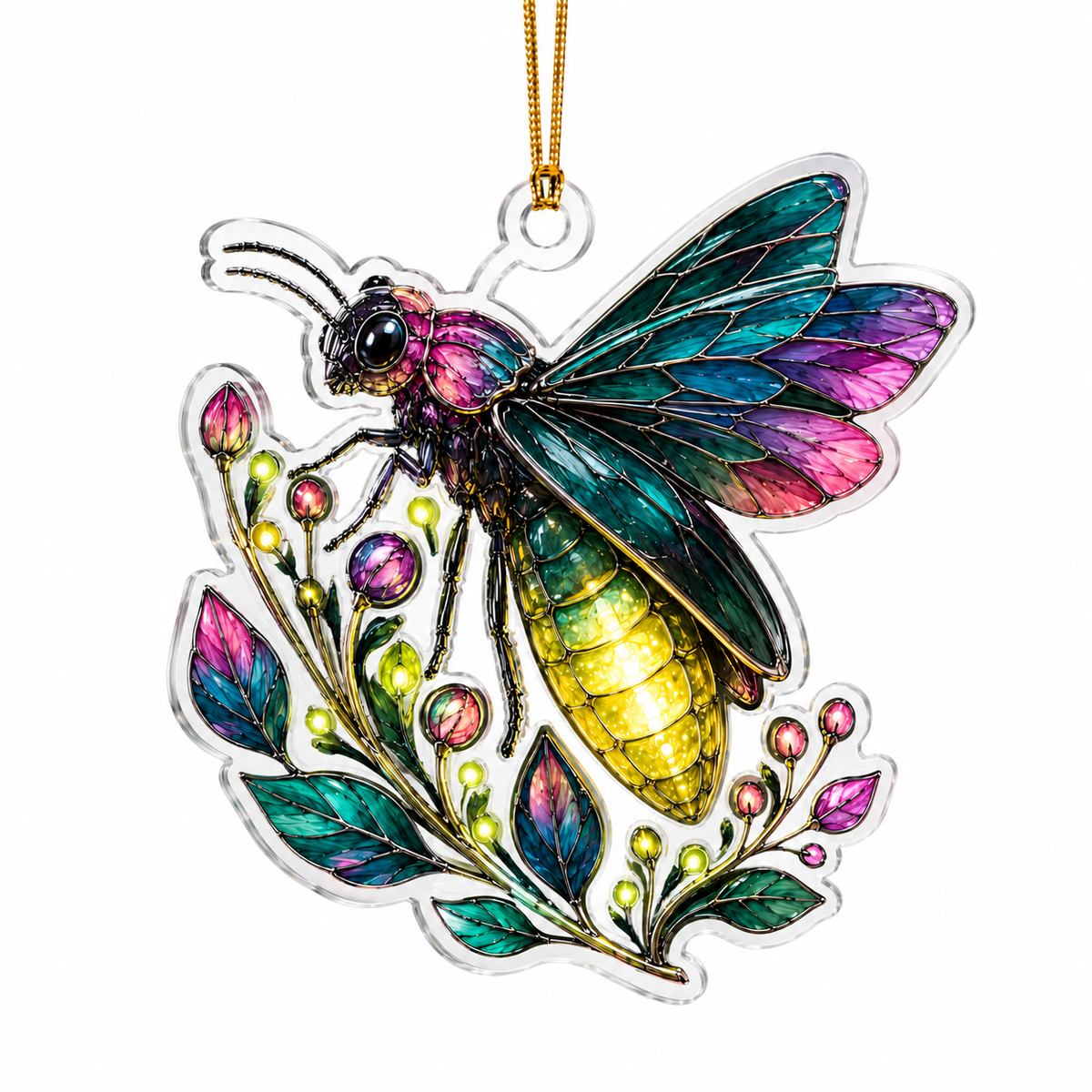 Bird With Flower Firefly