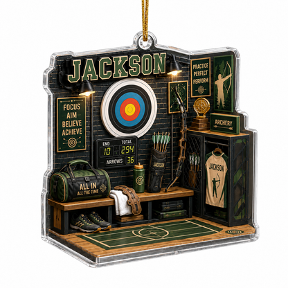 Sport Room Custome Name Acrylic Achery