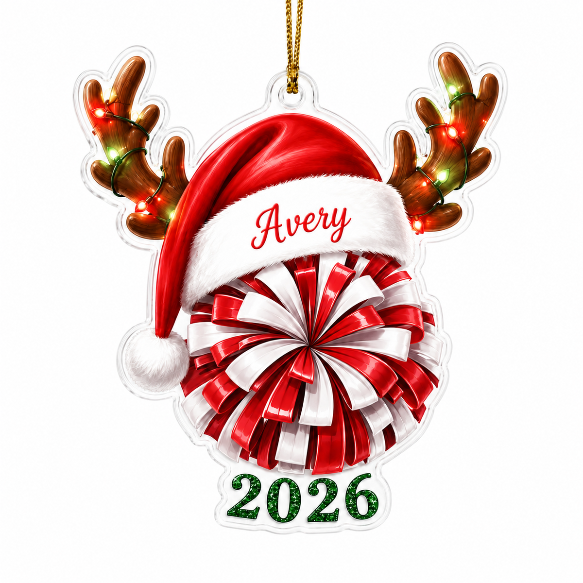 Christmas Sports 2026 Cheerleading Acrylic