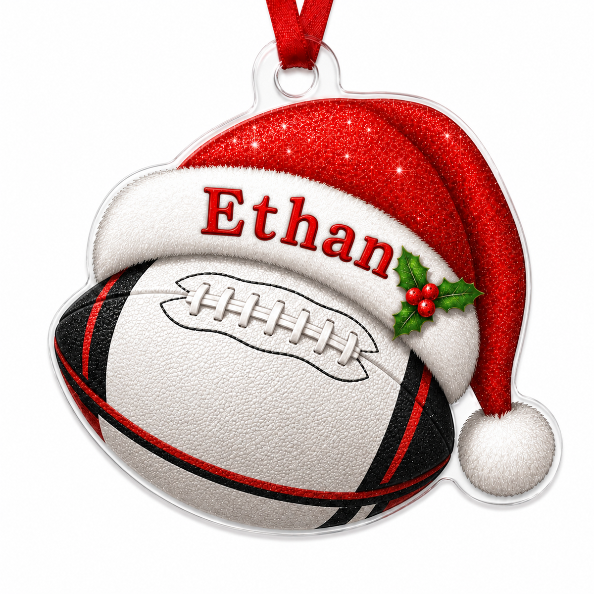 Sport Custome Name Acrylic Rugy Ball