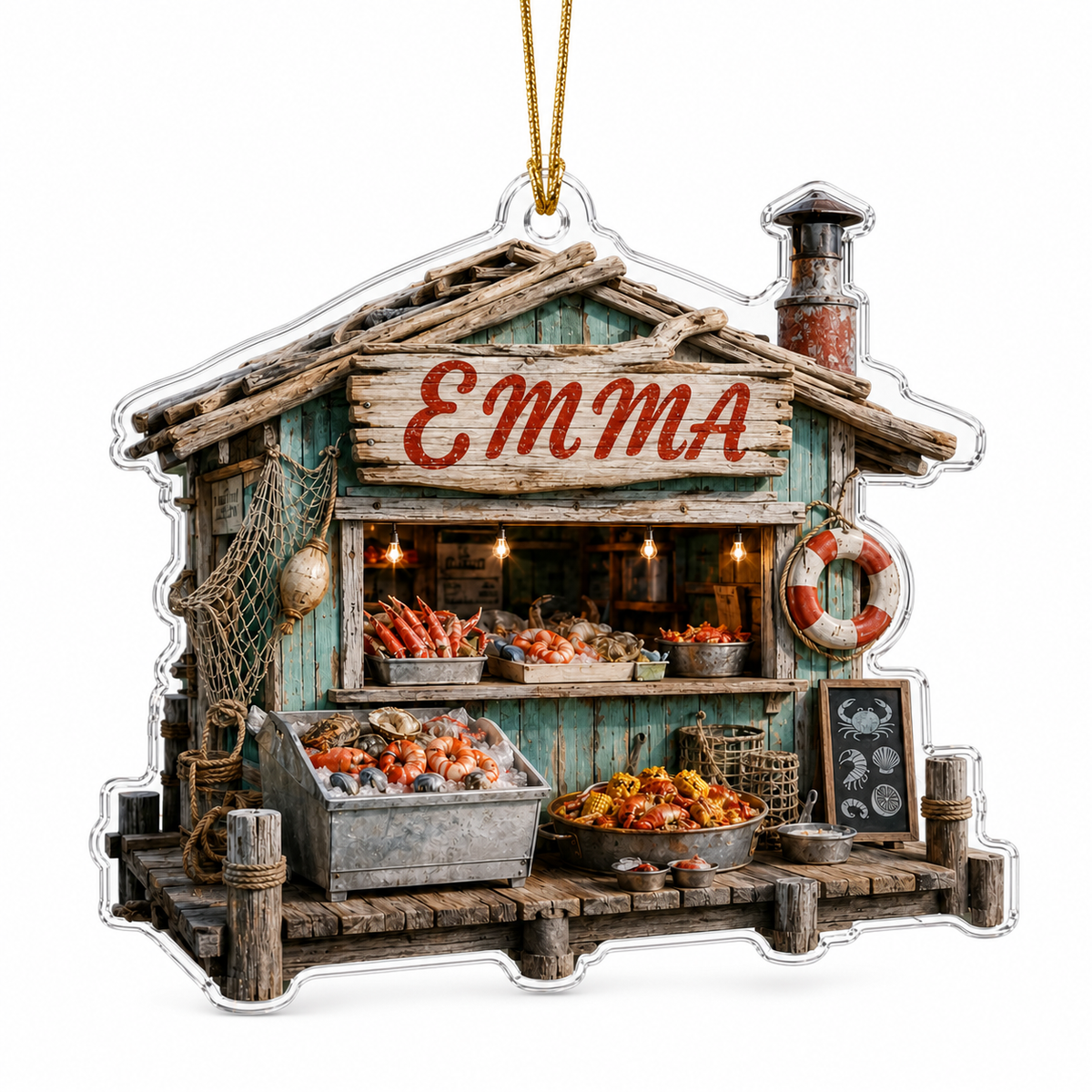 Food Lover Seafood Shack Ornament