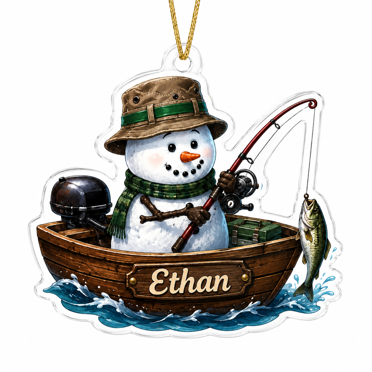 Personalized Fishing Owen Acrylic