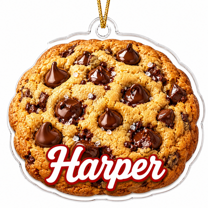 Breakfast Custom Name Chocolate Chip Cookie Acrylic