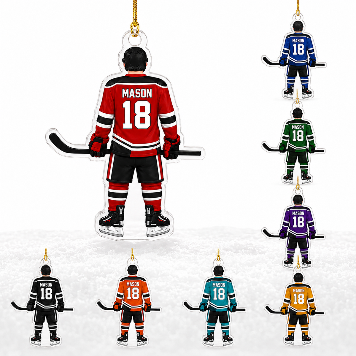 Hockey Acrylic Style 12