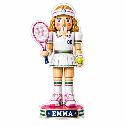 Sports Nutcracker Tennis Acrylic