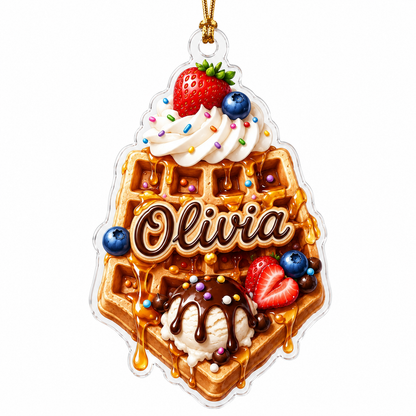 Custom Dessert Waffle Acrylic