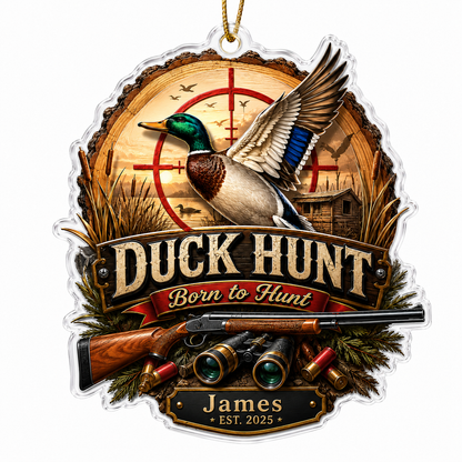 Personalized Hunting Mallard Heritage Acrylic
