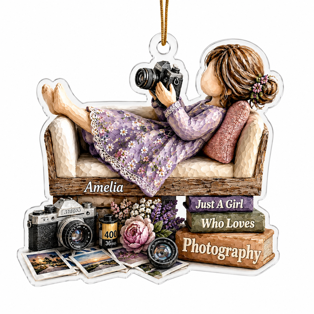 Personalized Just A Girl Hobby Photography