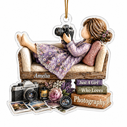 Personalized Just A Girl Hobby Photography