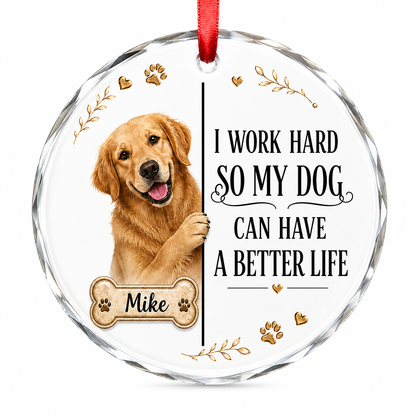 Custom Photo Dog With Cute Quote
