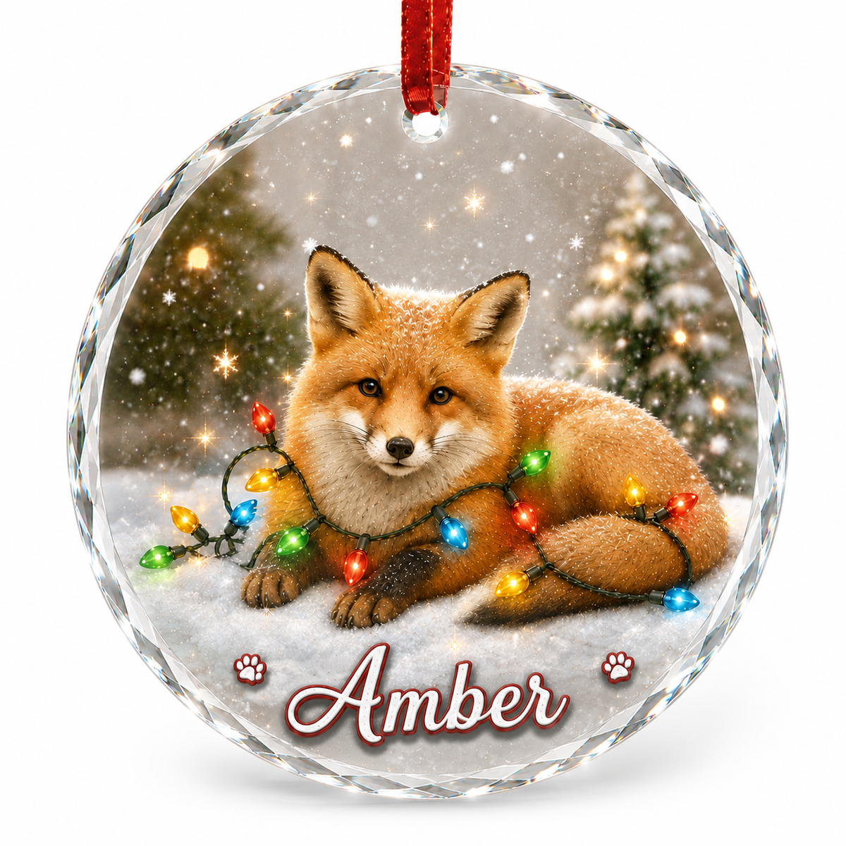 Glass Animal Led Light Fox