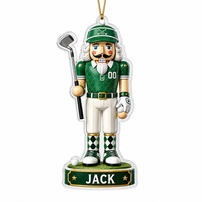 Sports Nutcracker Golf Acrylic