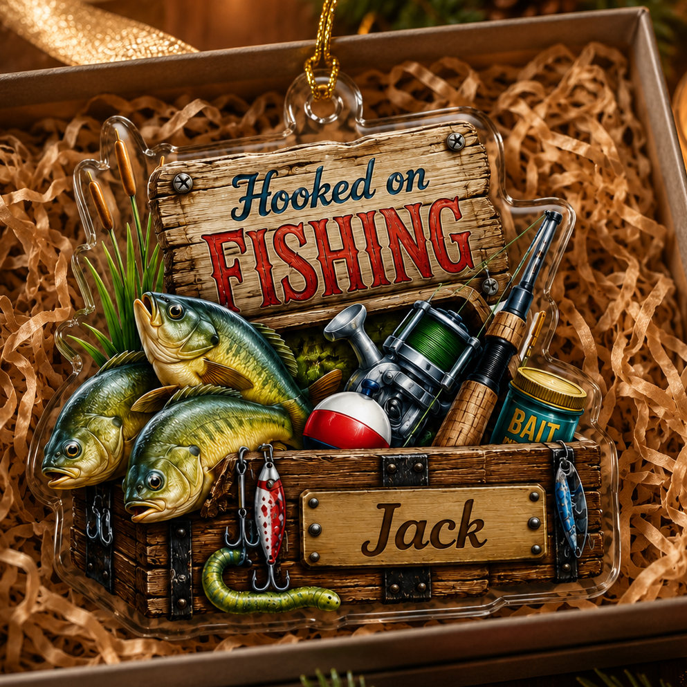 Personalized Fishing Mason Acrylic