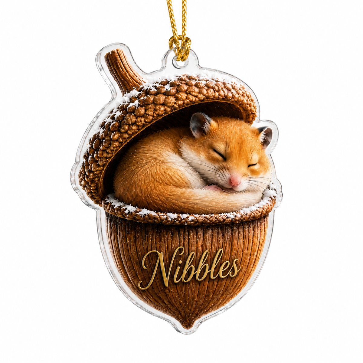 Animal Tree Decor Acrylic Hamster