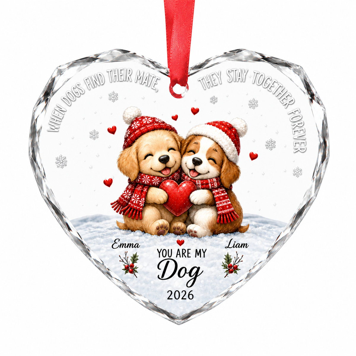 Custom Animal Couple Dog