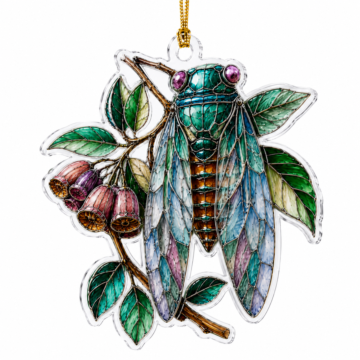 Bird With Flower Cicada