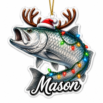 Fishing Christmas Lights Tarpon Acrylic