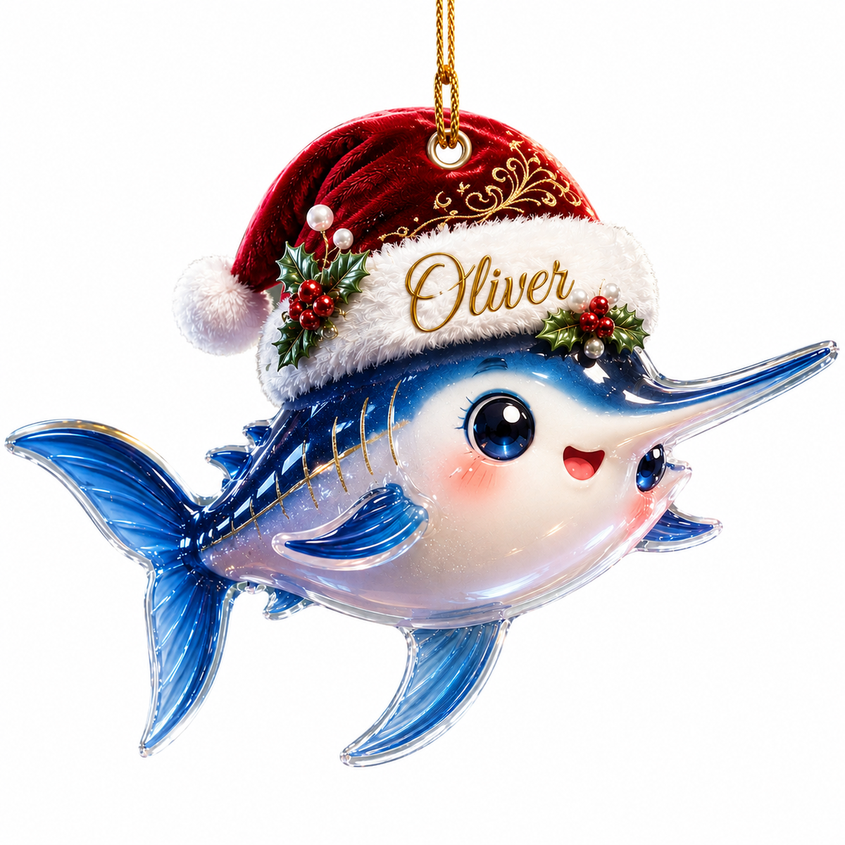 Animal With Santa Hat Swordfish