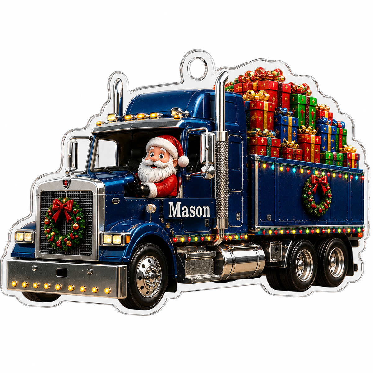 Santa Vehicle Semi Truck
