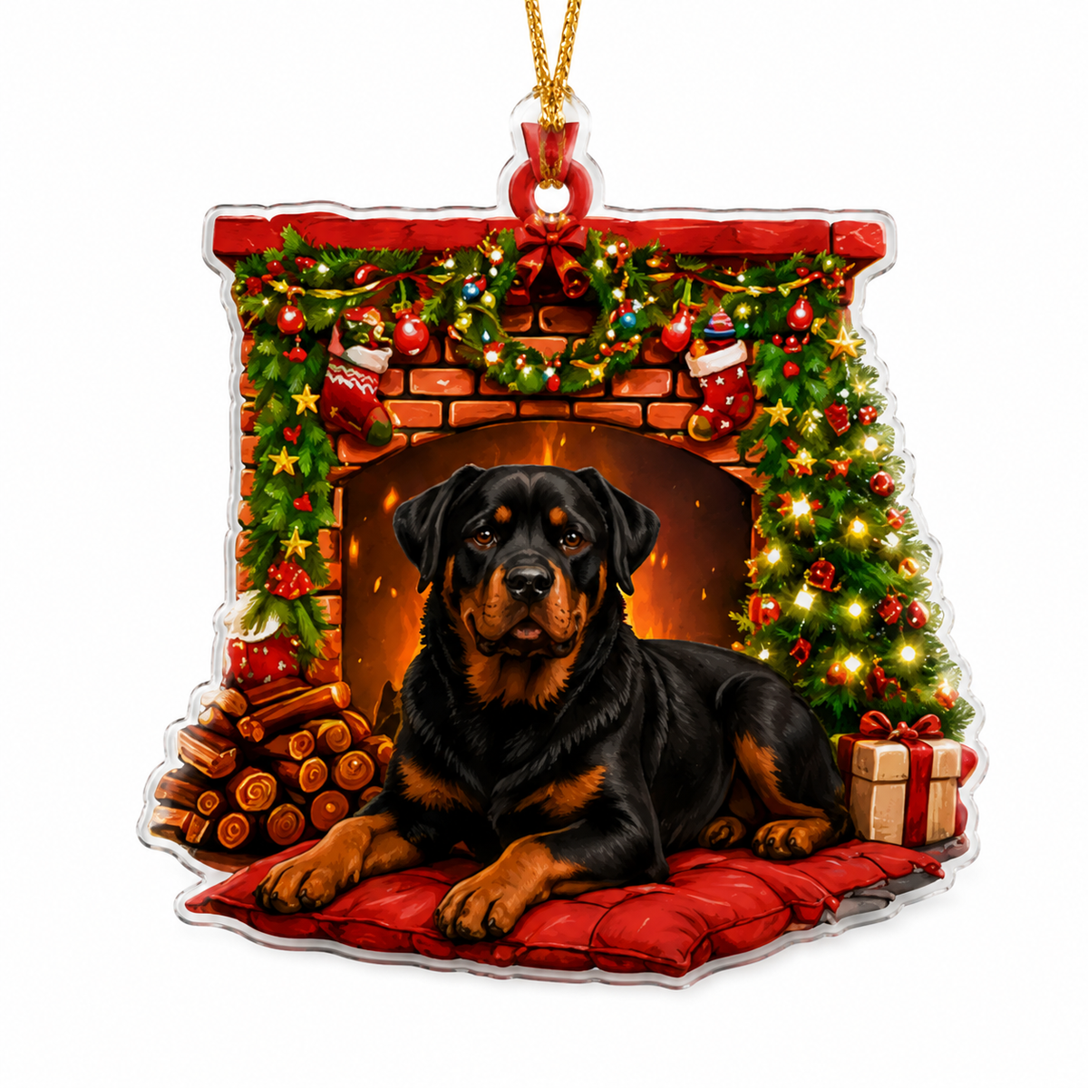 Dog Christmas Tree Rottweiler