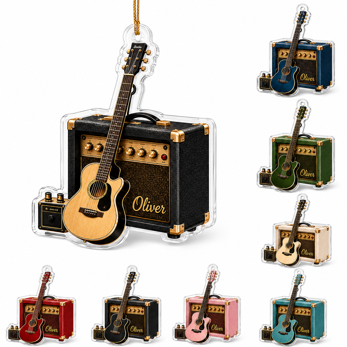 Guitar Custom Name Acrylic - Acoustic Guitar Amplifier