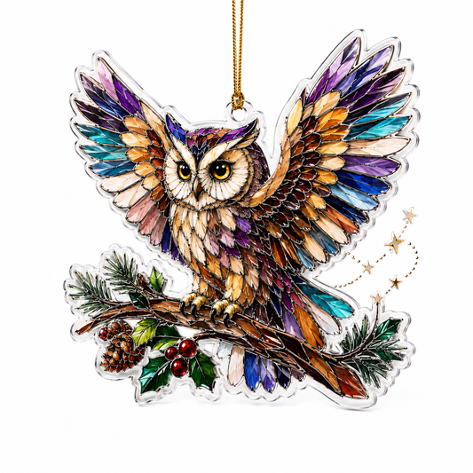 Bird With Flower Owl