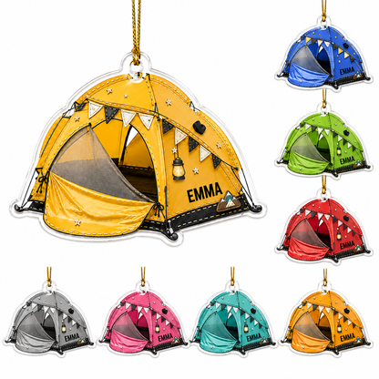 Camping Personalize Acrylic Diverse Camp