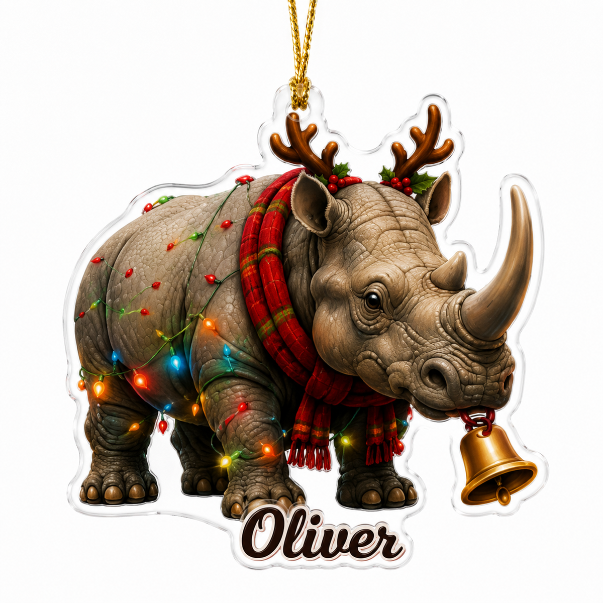 Christmas Animal Rhino