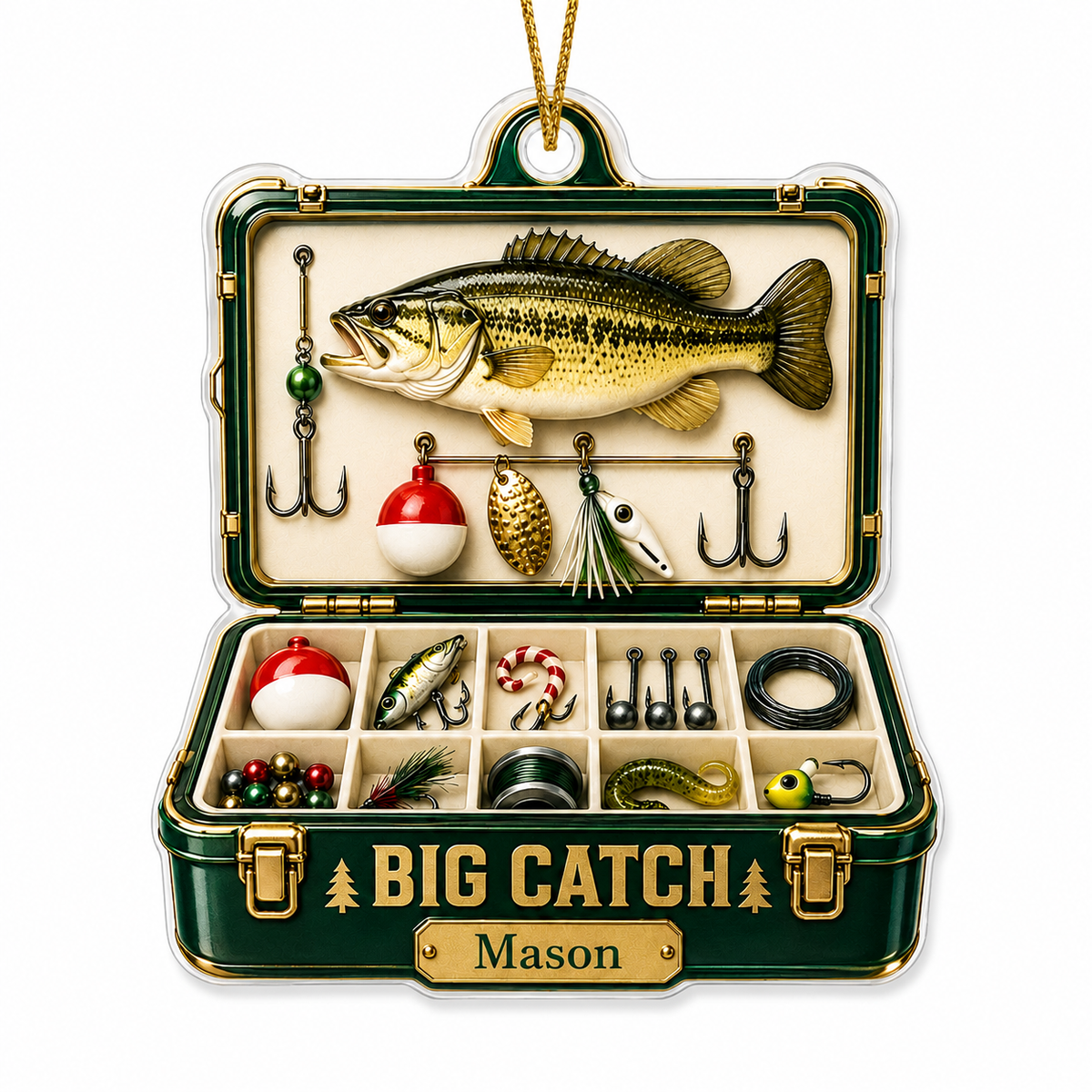 Personalized Fishing Big Catch Acrylic