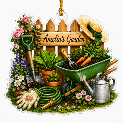 Custom Gardening Garden Cart Acrylic