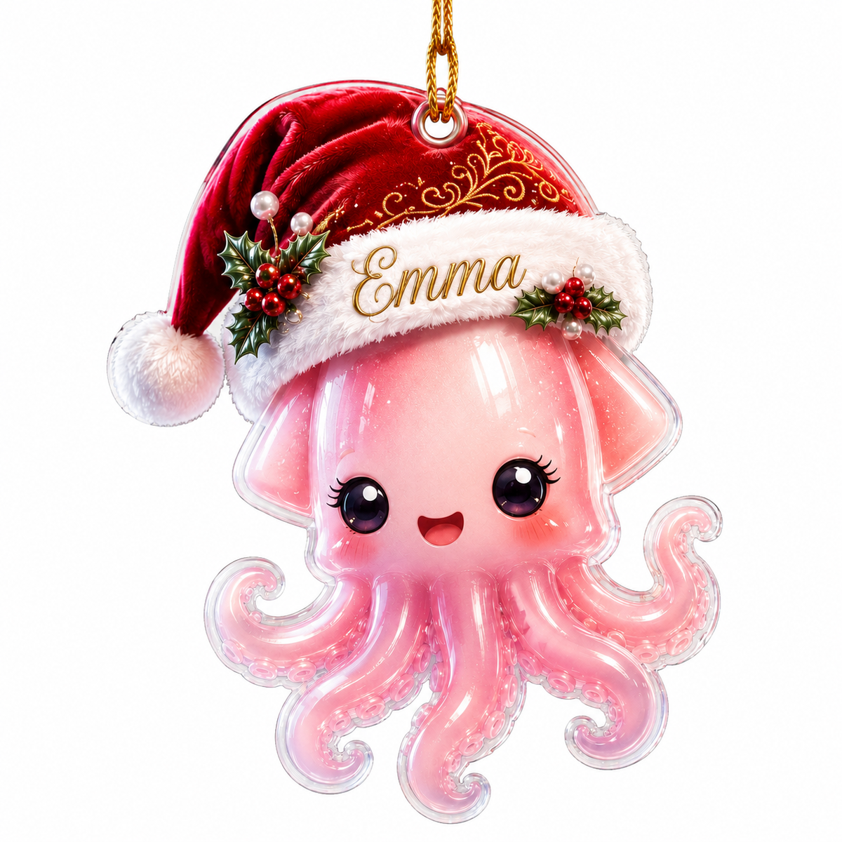 Animal With Santa Hat Squid
