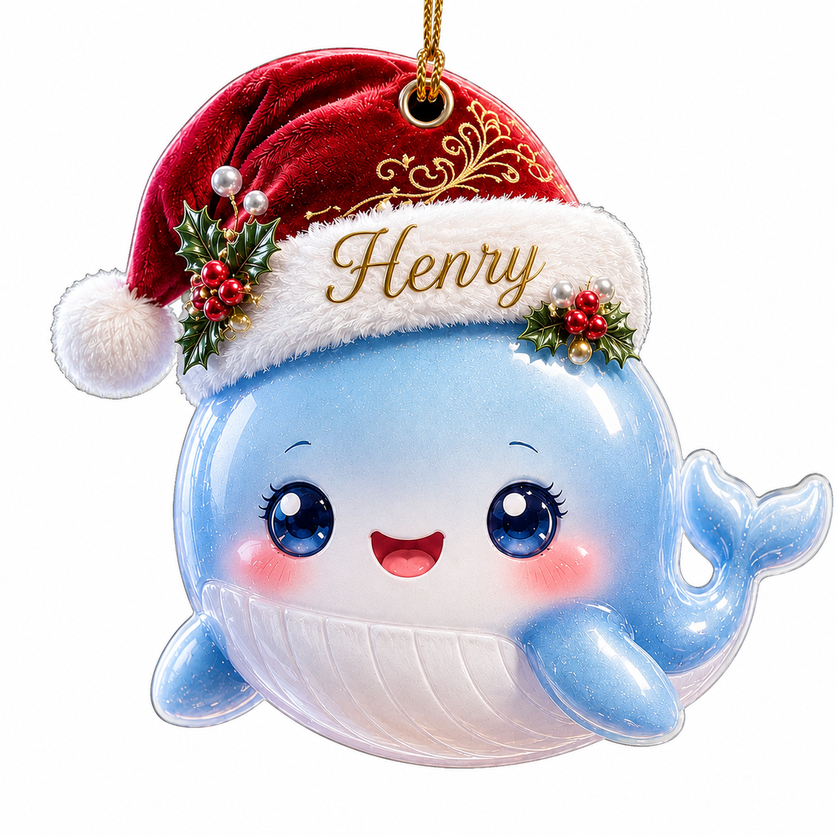 Animal With Santa Hat Whale