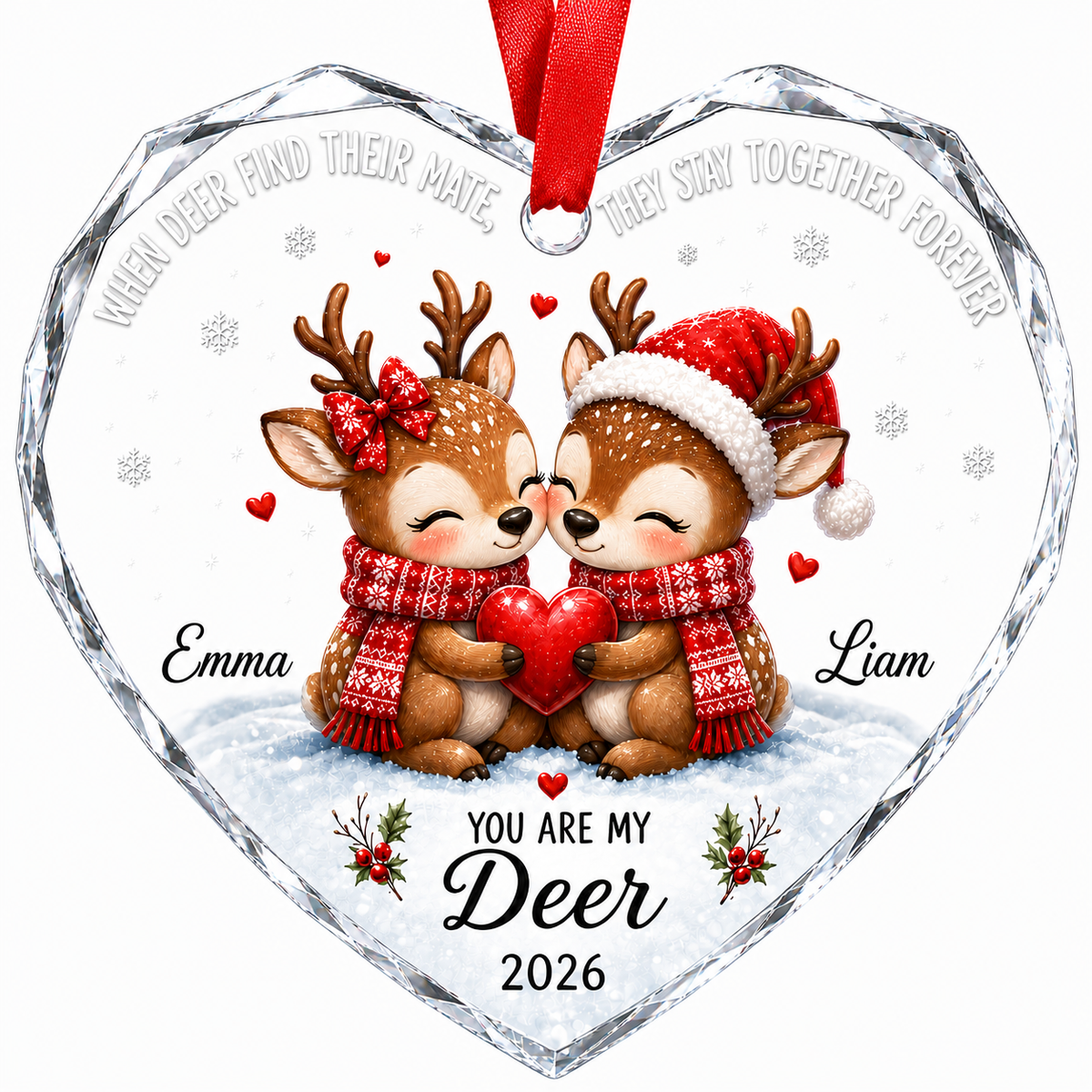 Custom Animal Couple Deer