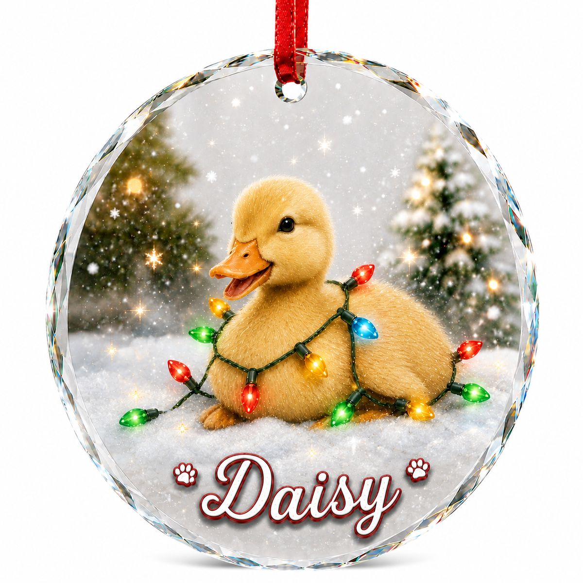 Glass Animal Led Light Duck