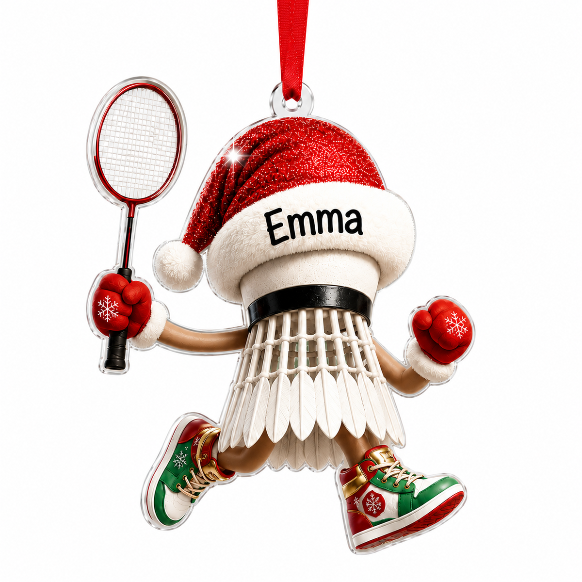 Sport Running Custome Name Acrylic Badminton