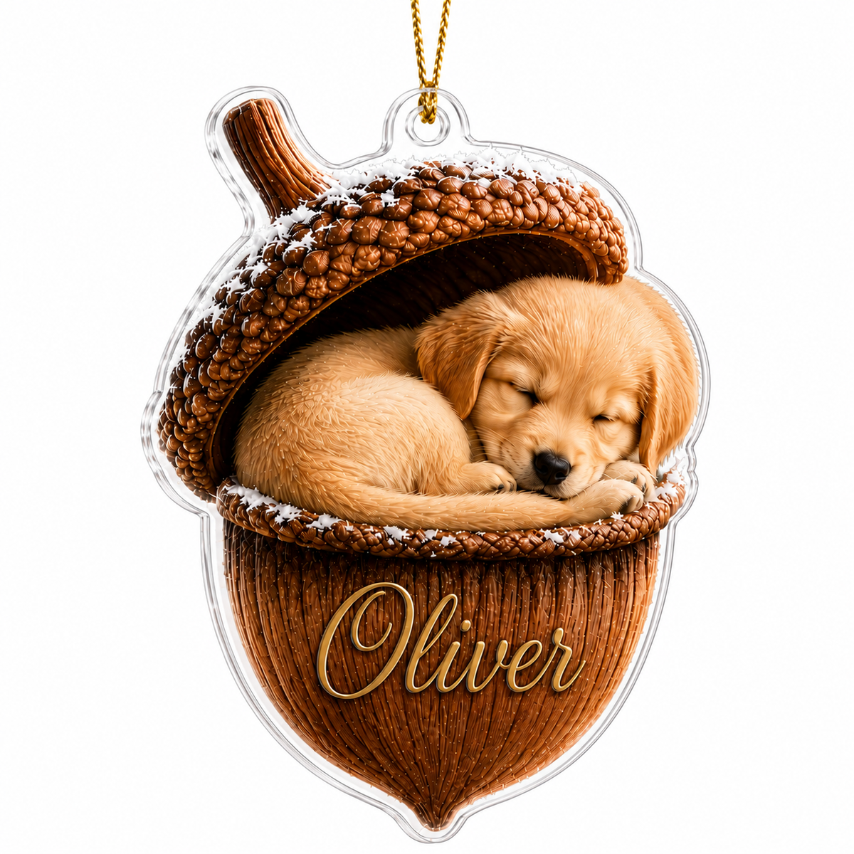 Animal Tree Decor Acrylic Dog
