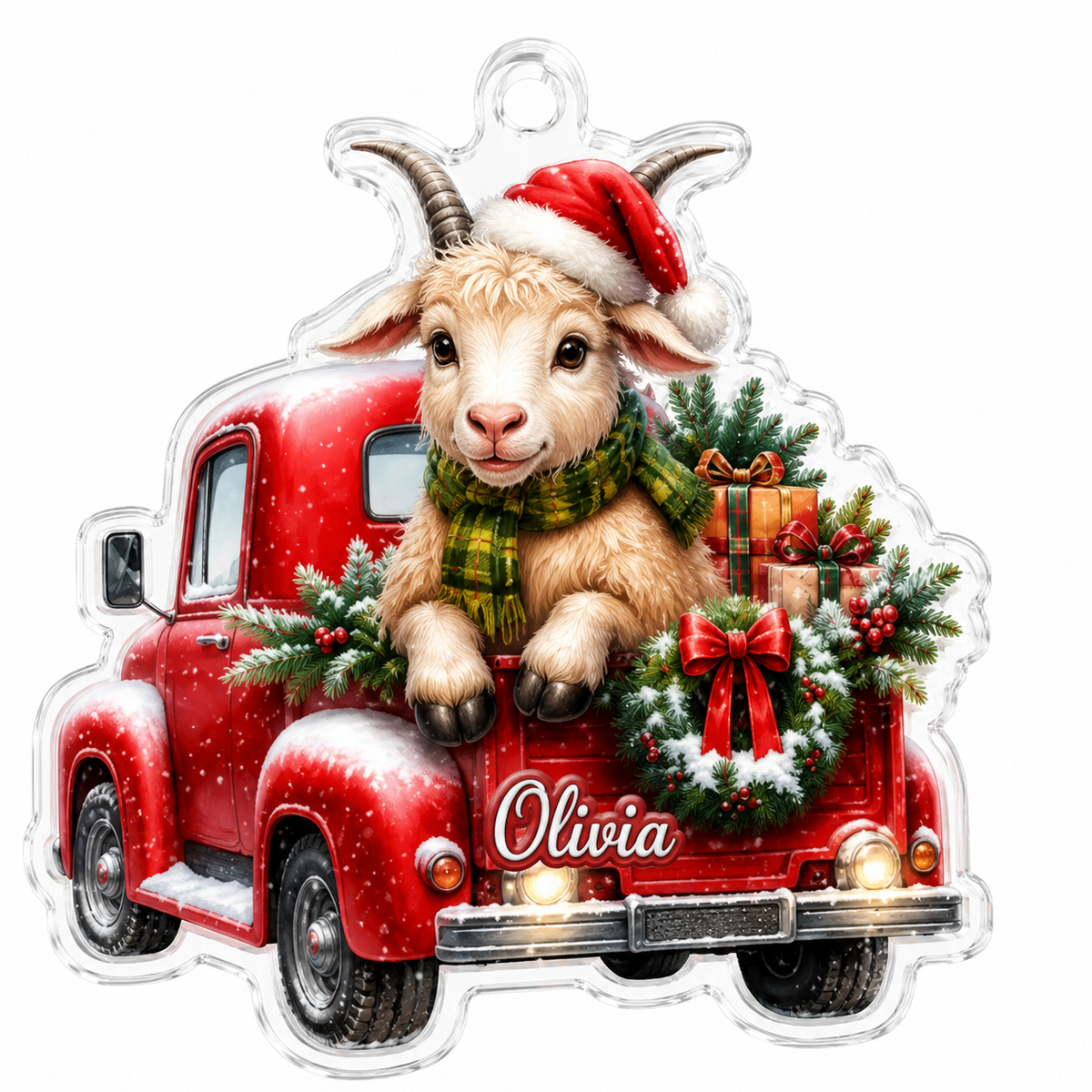 Christmas Farm Goat