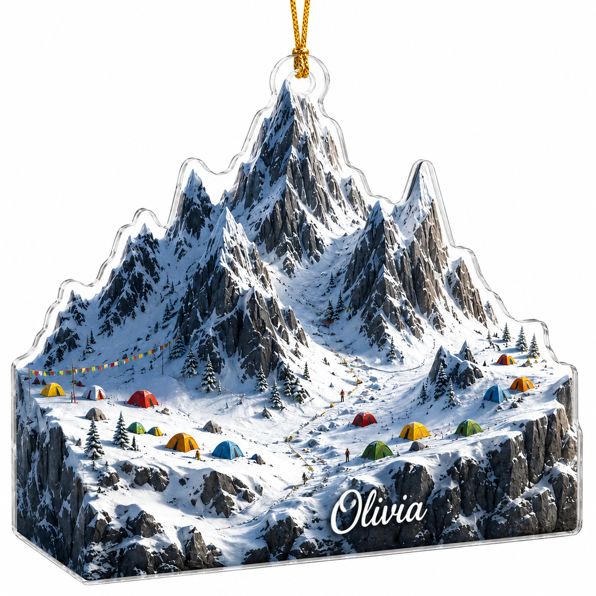 Custom Name Hiking And Trekking Acrylic Style 18