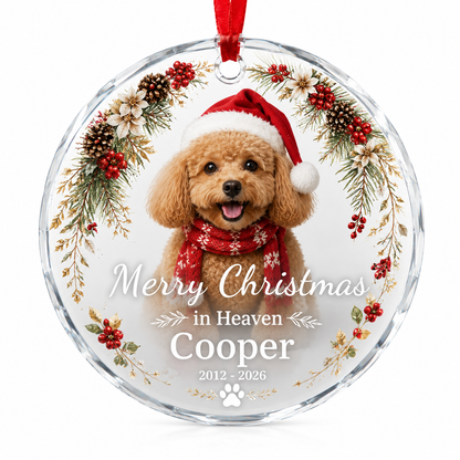 Custom Photo Dog Memorial Style 7
