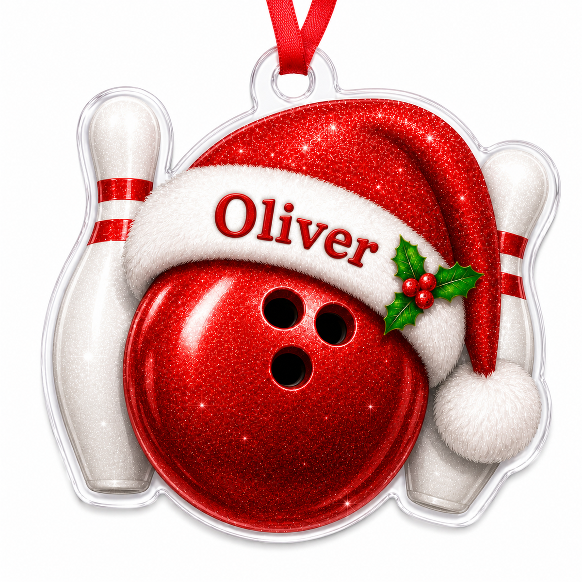 Sport Custome Name Acrylic Bowling