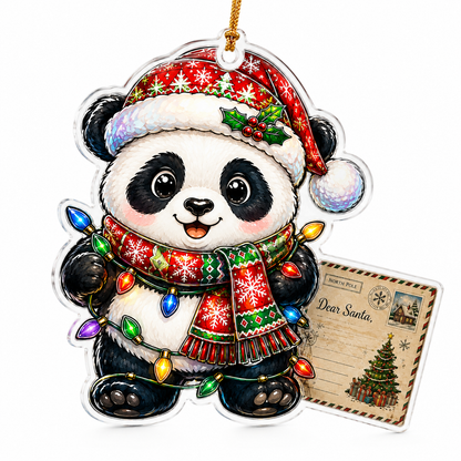 Animal With Christmas Led Panda