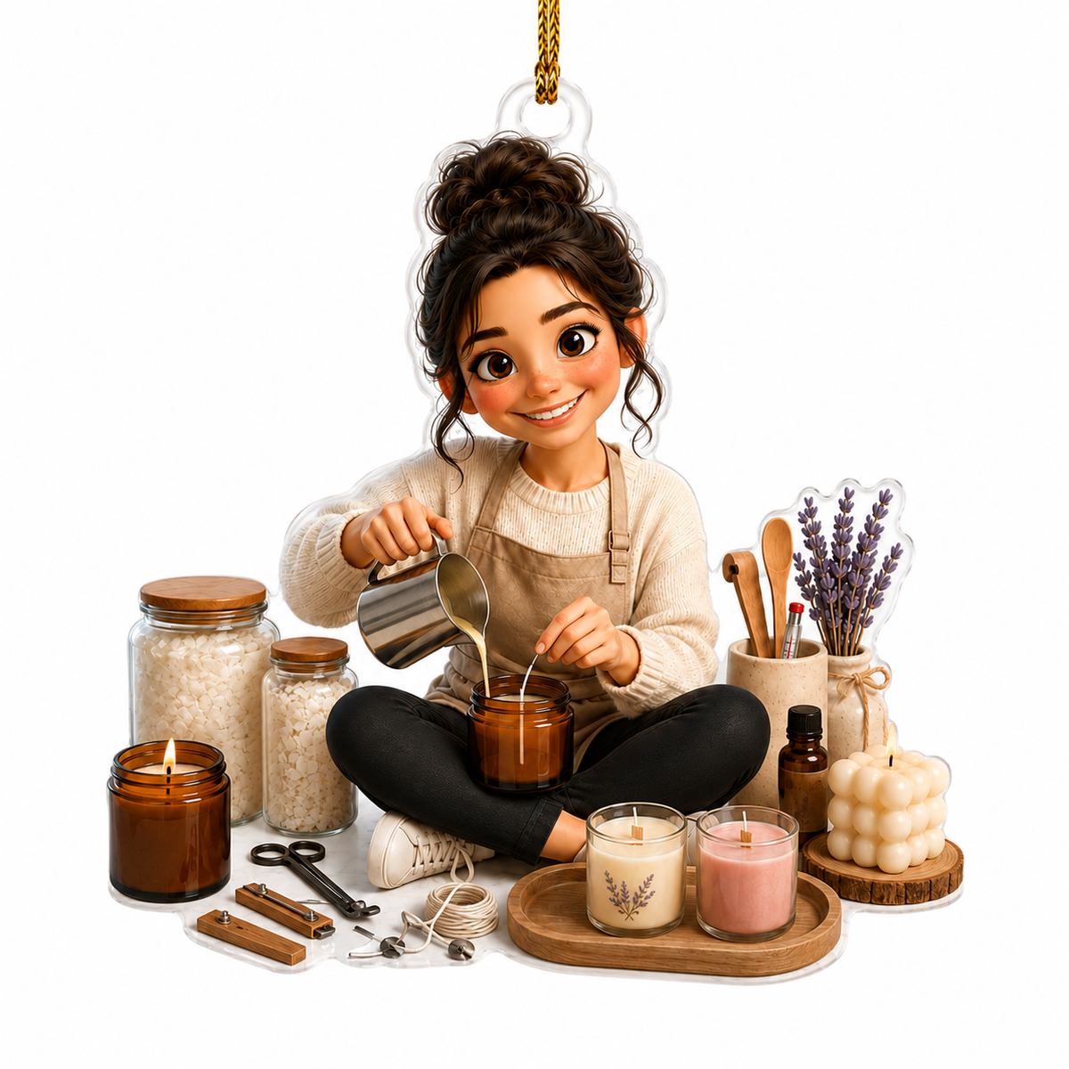 Custom Photo Hobbies Acrylic - Candle Making