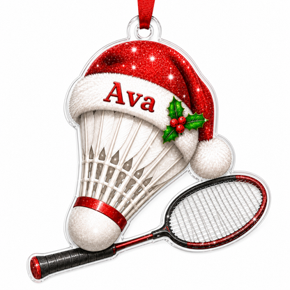 Sport Custome Name Acrylic Badminton