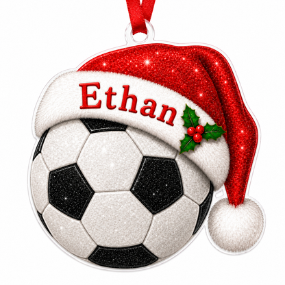 Sport Custome Name Acrylic Soccer