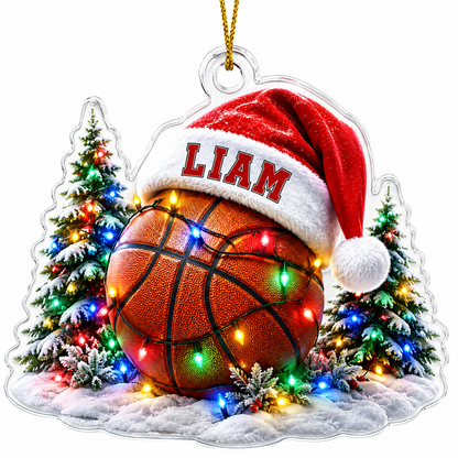 Custom Sports Christmas Acrylic - Baseball
